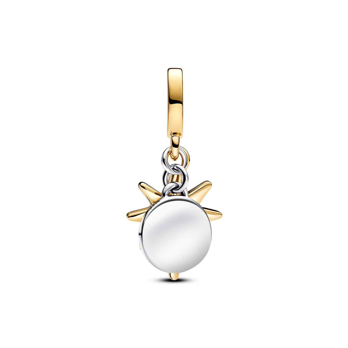 Engravable North Star Lab-grown Diamond Dangle Charm