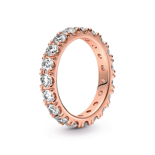 Sparkling Row Eternity Ring
