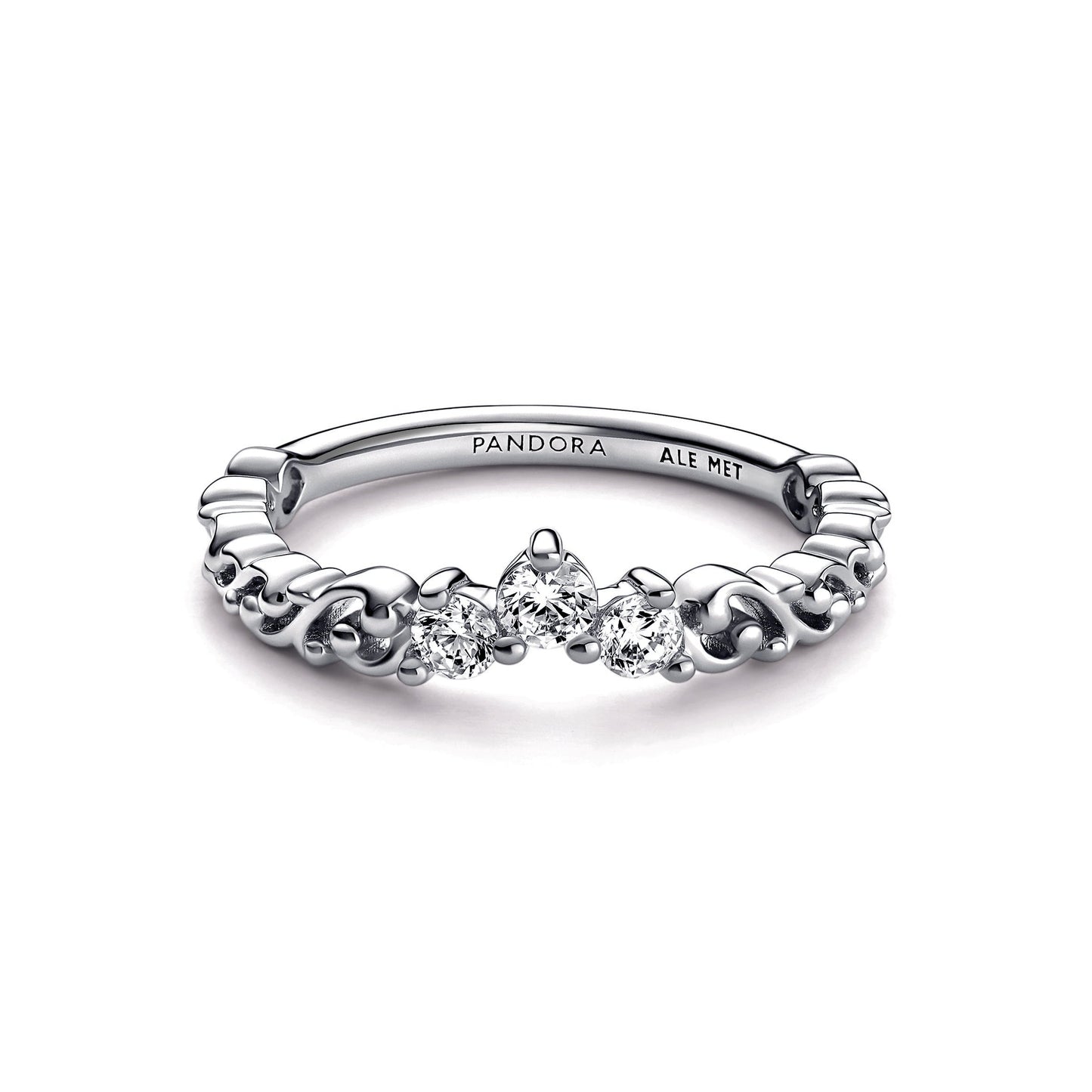 Regal Swirl Tiara Ring