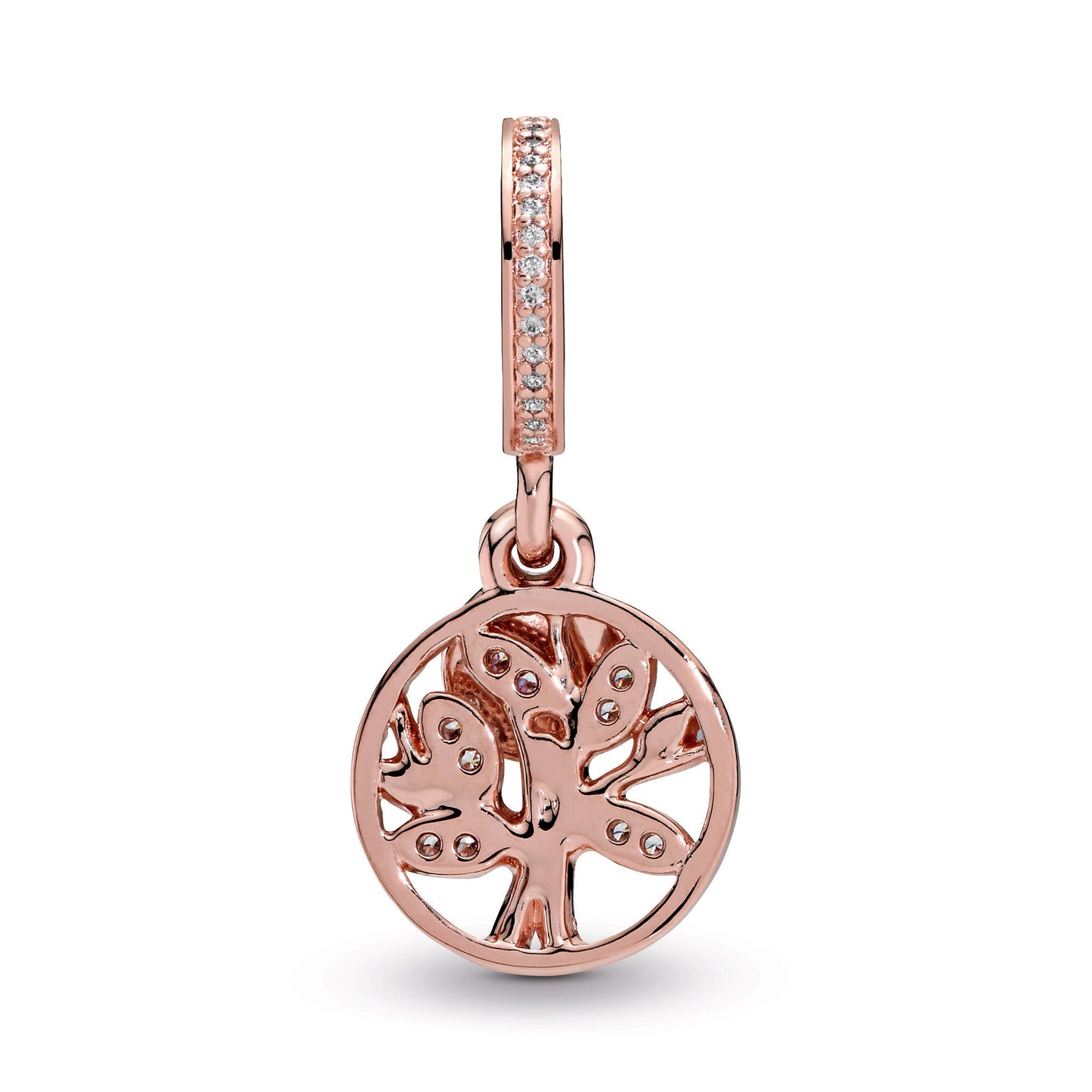 Sparkling Family Tree Dangle Charm