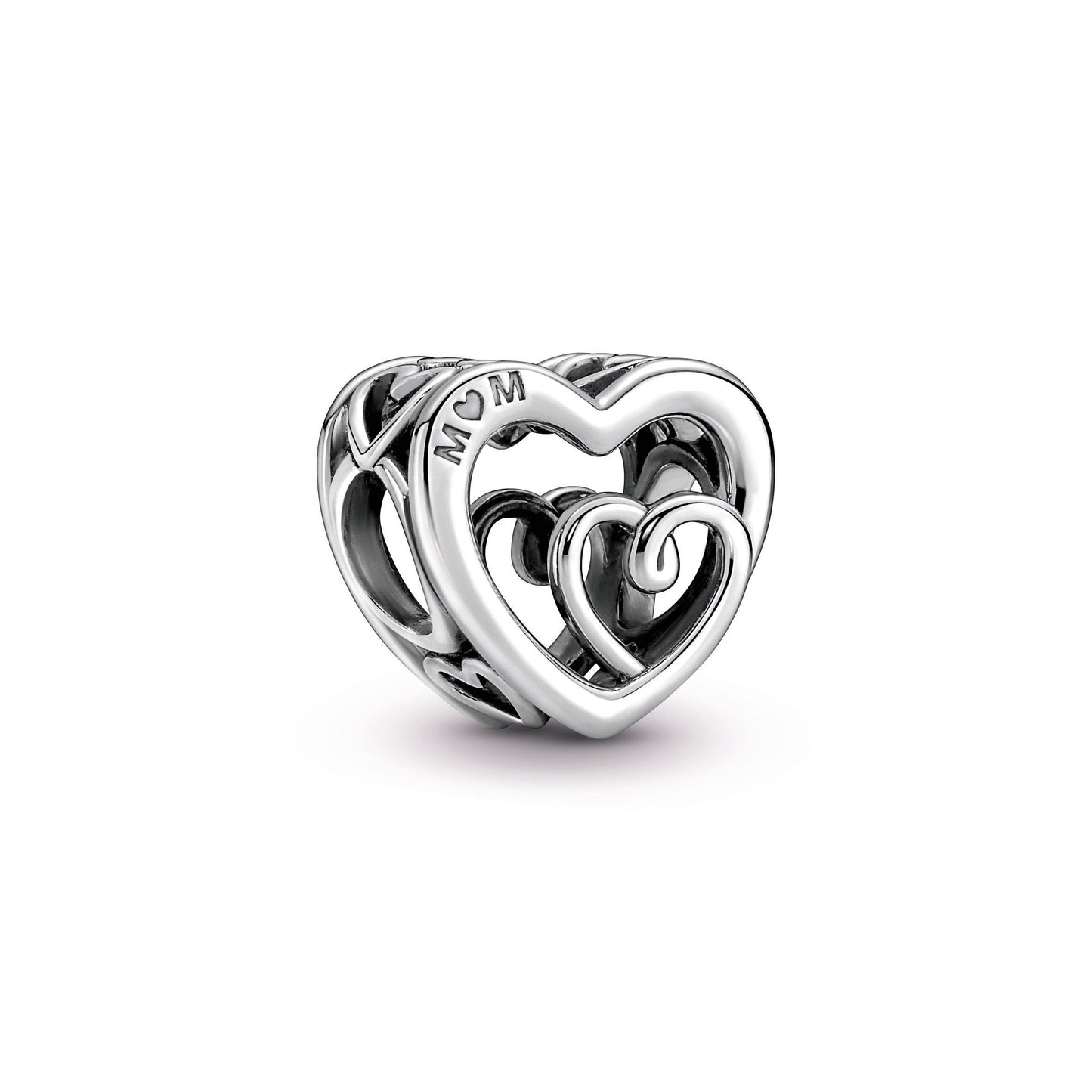 Entwined Infinite Hearts Charm
