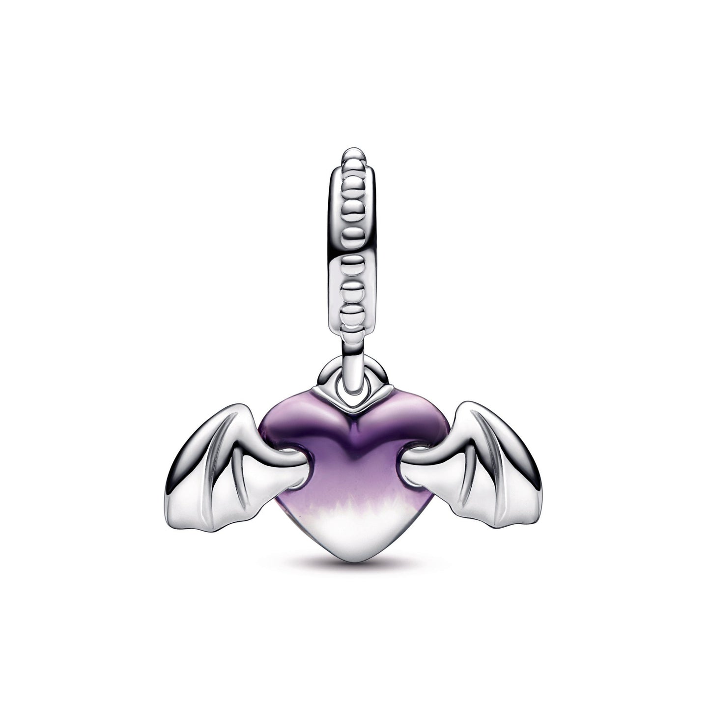 Vampire Winged Heart Dangle Charm