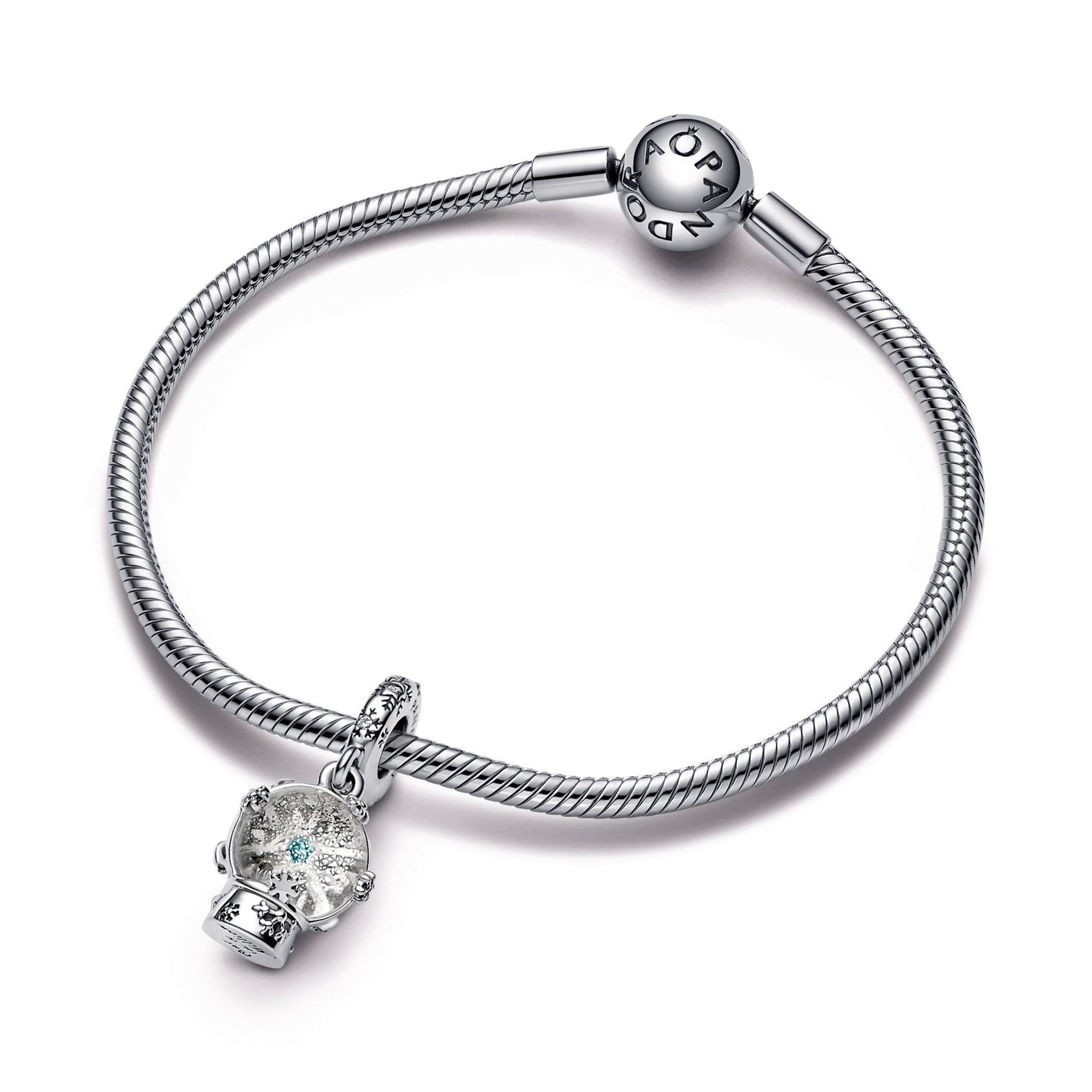 Snowflake Snowglobe Dangle Charm