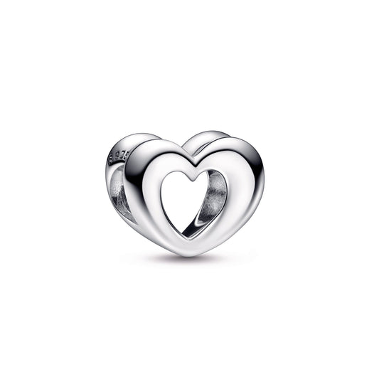 Radiant Open Heart Charm