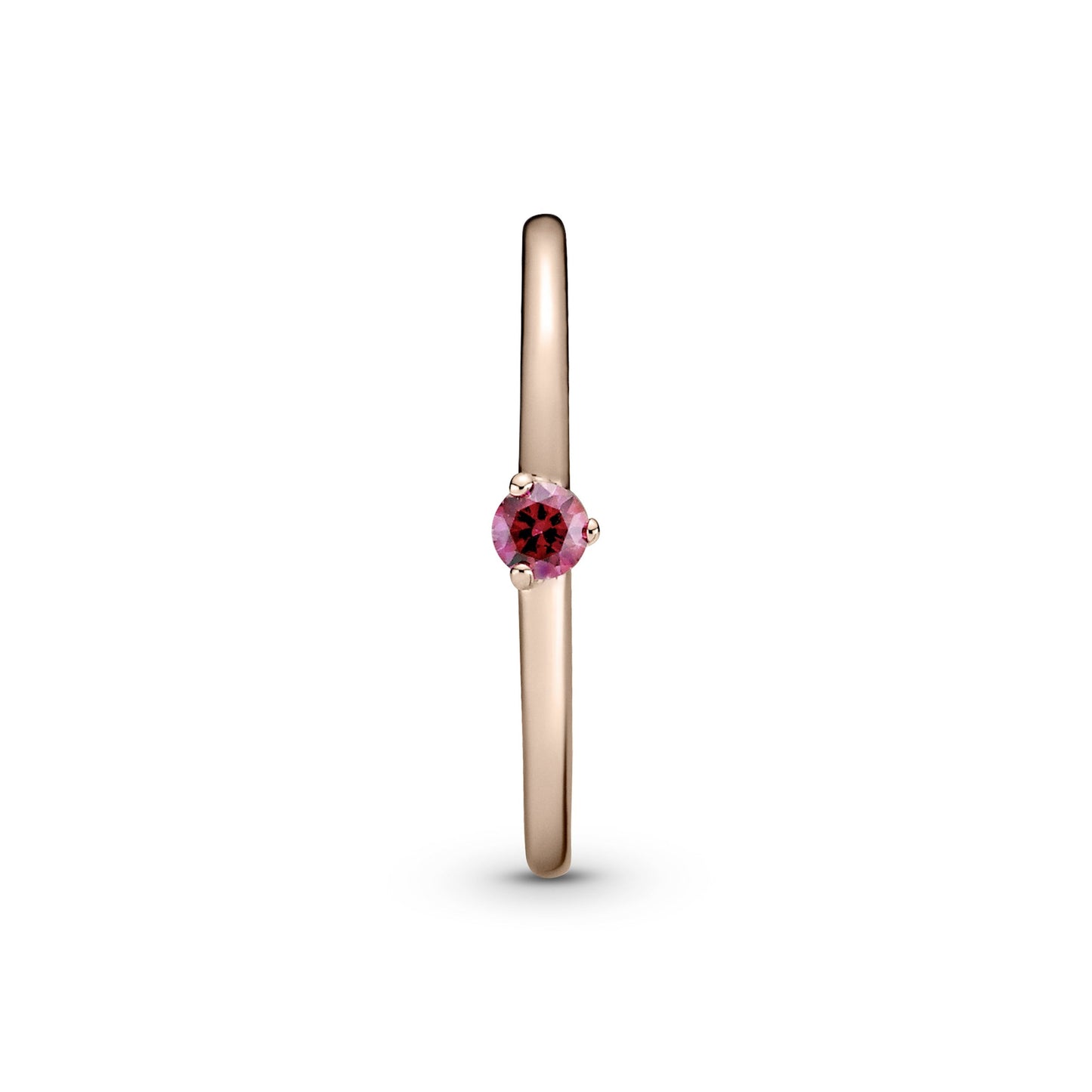 Red Solitaire Ring