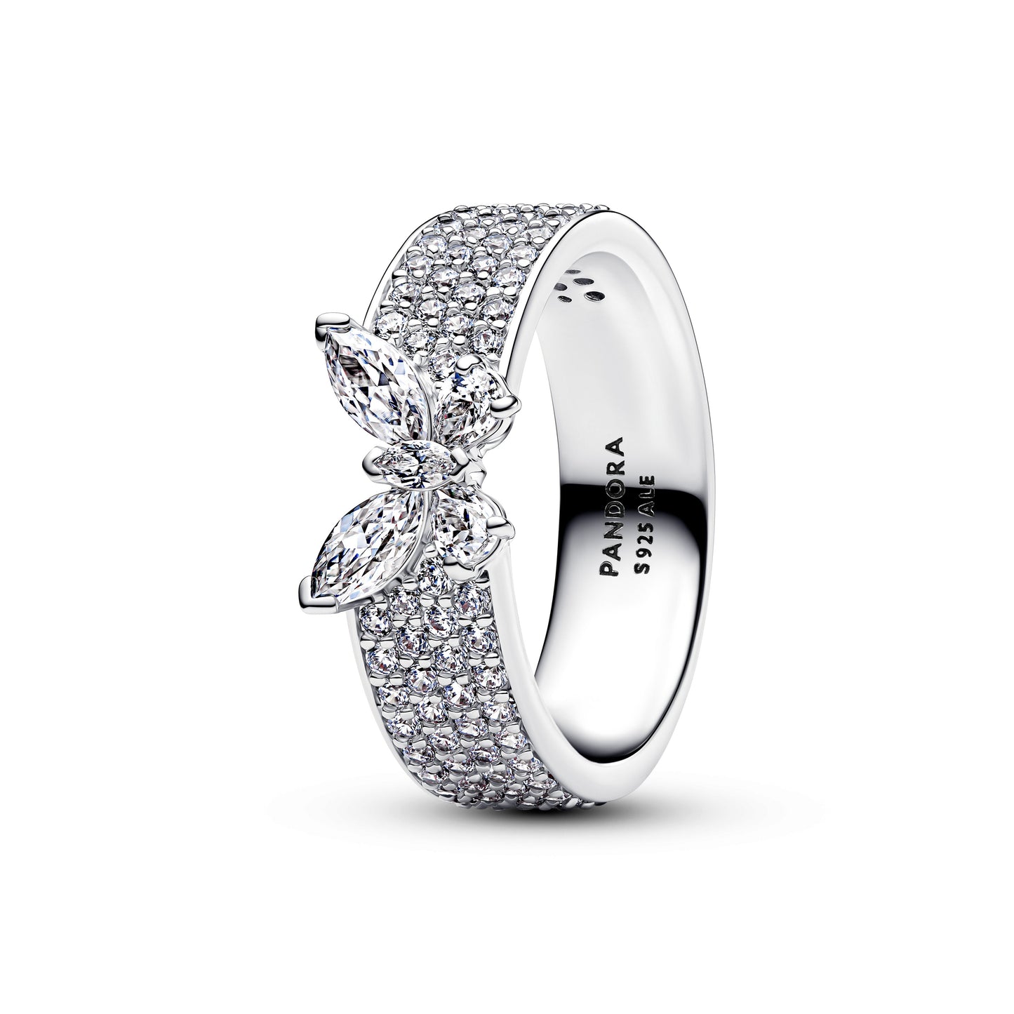 Sparkling Butterfly Bold Ring