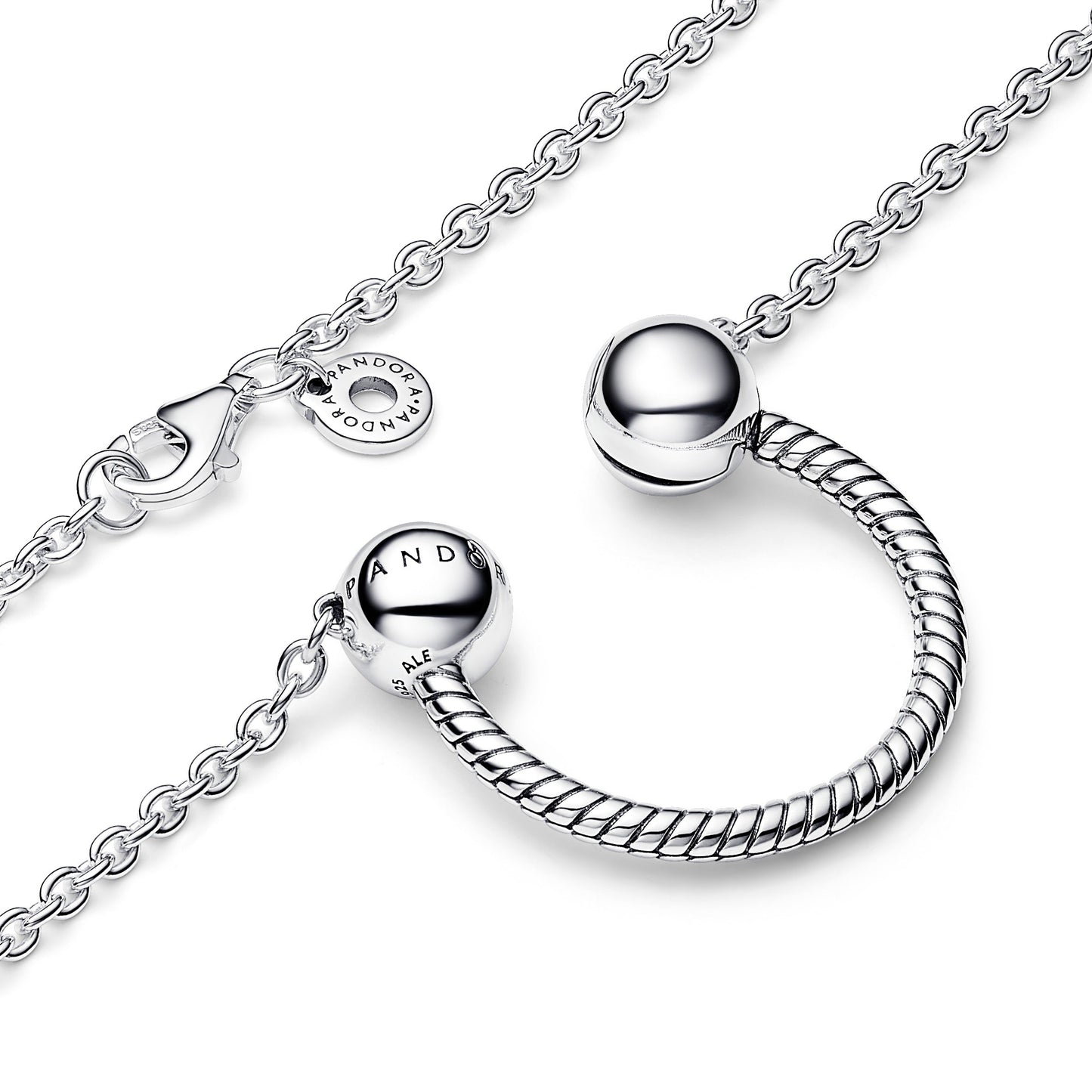 Pandora Moments U-shape Charm Pendant Necklace