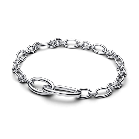 Openable Oval Link Chain Bracelet