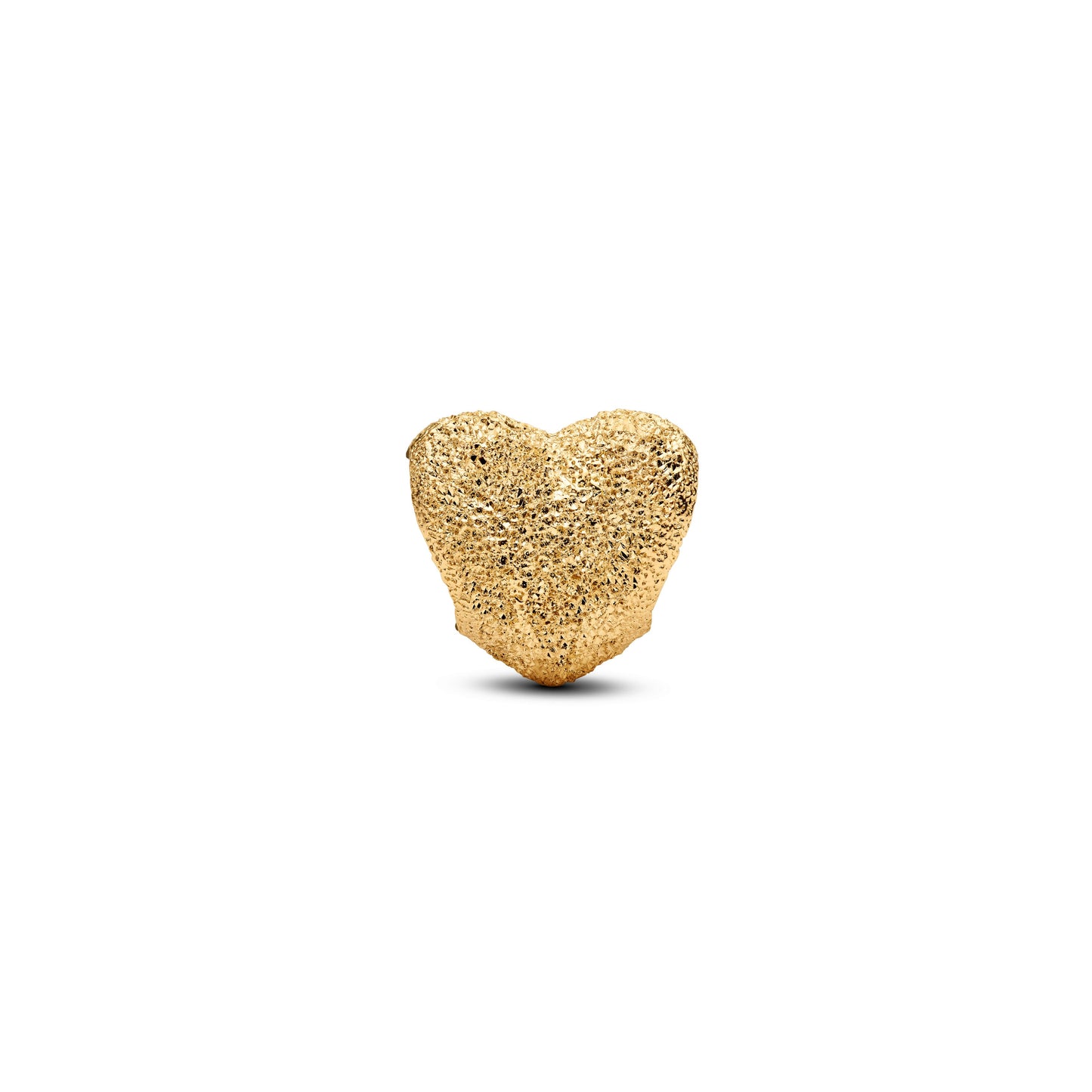 Textured Heart Mini Charm