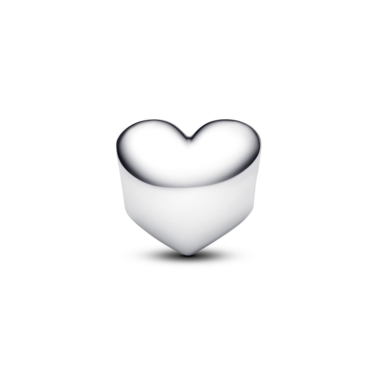 Engravable Red Stone Heart Charm