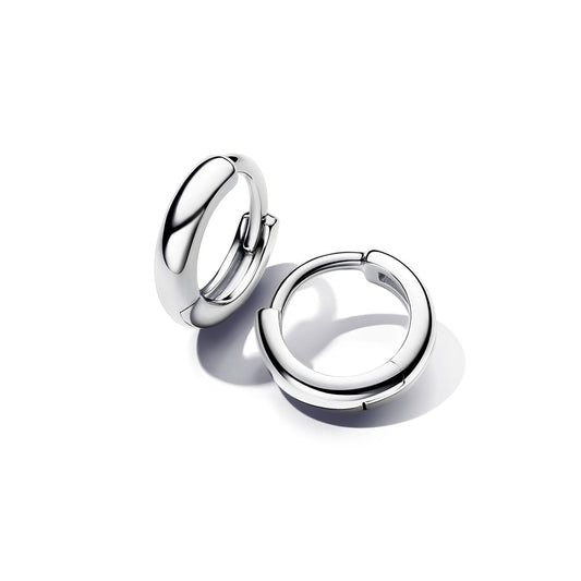 Round Hoop Earrings